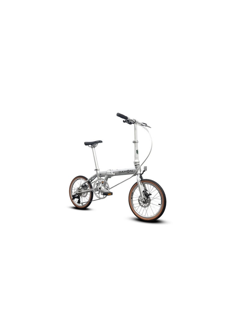 Dahon K9 16" Silver Folding Bike | 9-Speed Shimano Gear, Lightweight Dalloy Aluminum Frame | 16 inch - Image 2